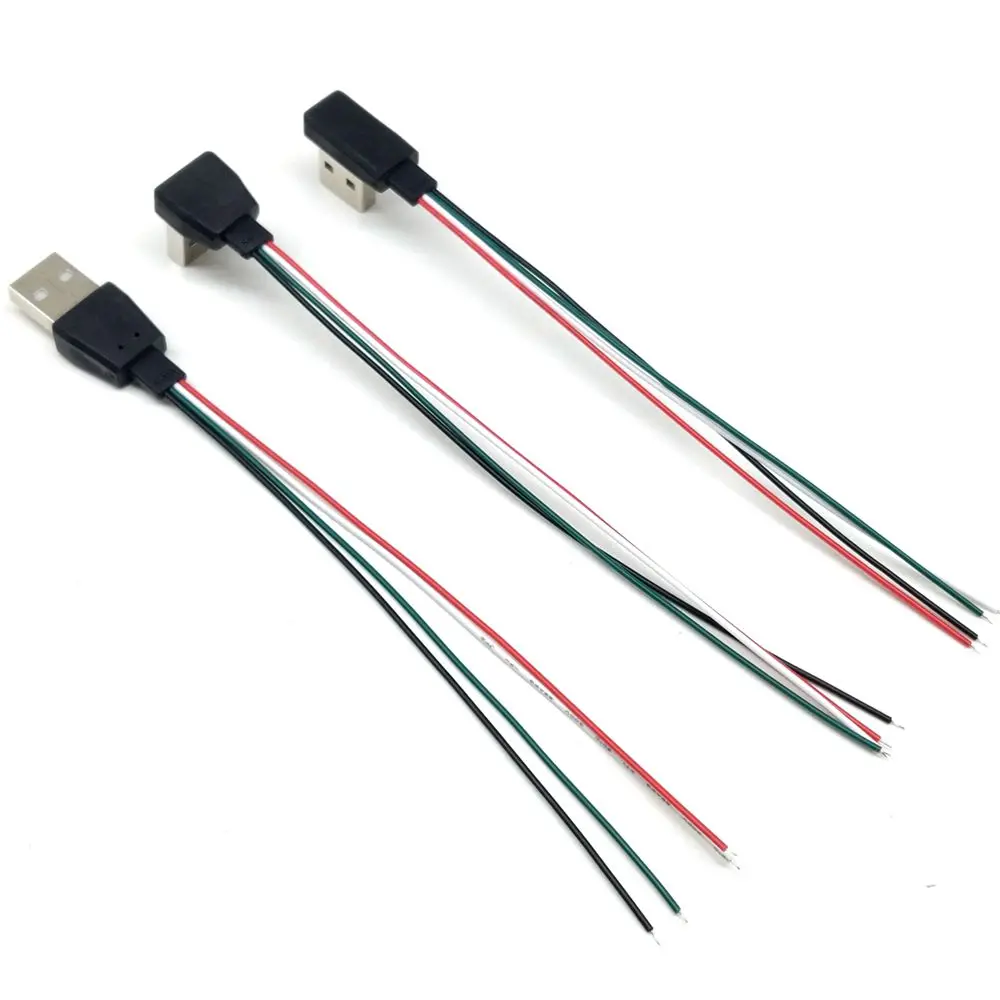 Netzteil Kabel de 15cm, 4 pines, USB 2,0, EINE Weiblich mänlich, 4 pines, Jack draht, Ladegerät, ladekabel, verlant gerung, stecker DIY, 5V linie
