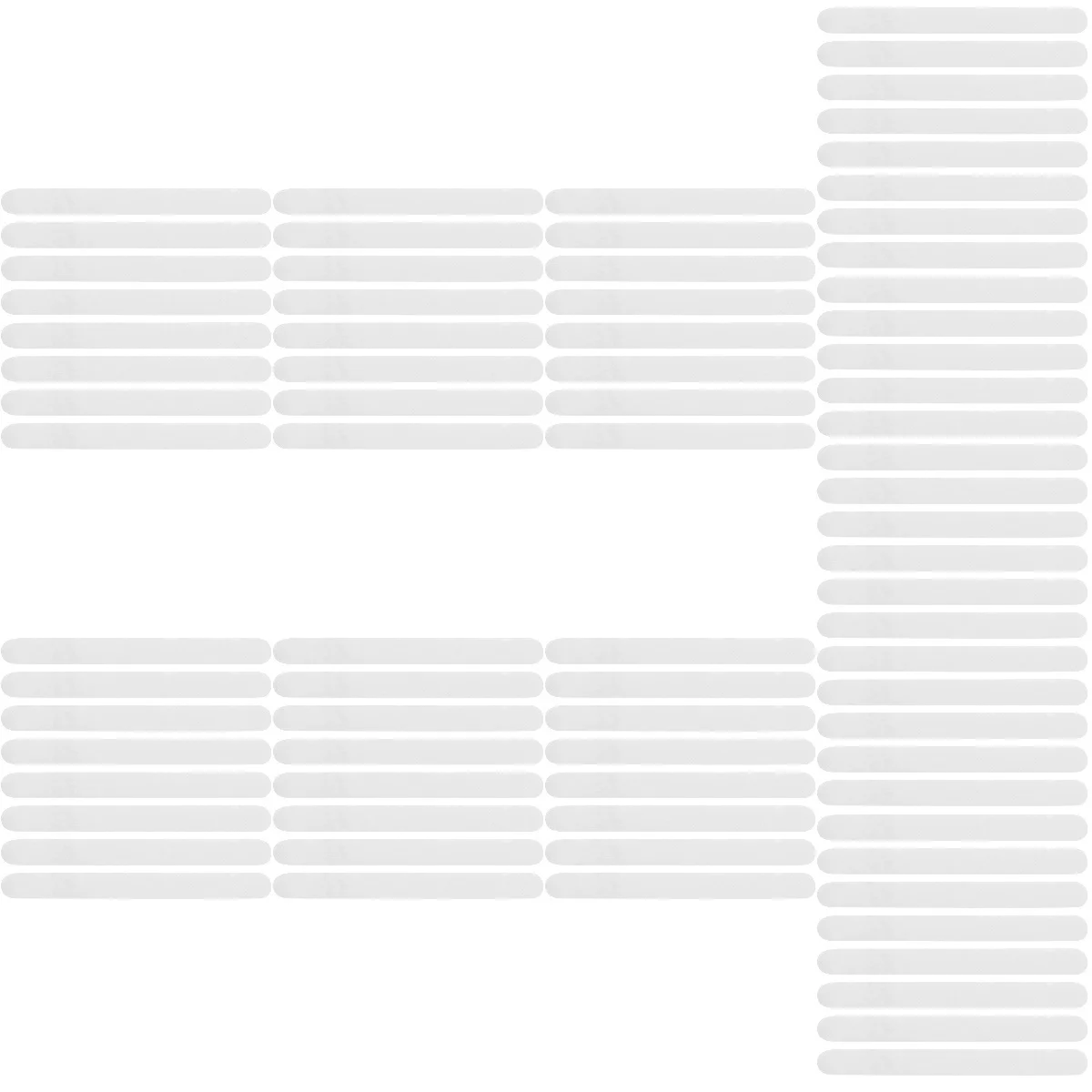 

10pcs 10 PCS Waterproof Tape Shower Slip Stickers Floor Grips Non Strips for Bathroom Anti Tub