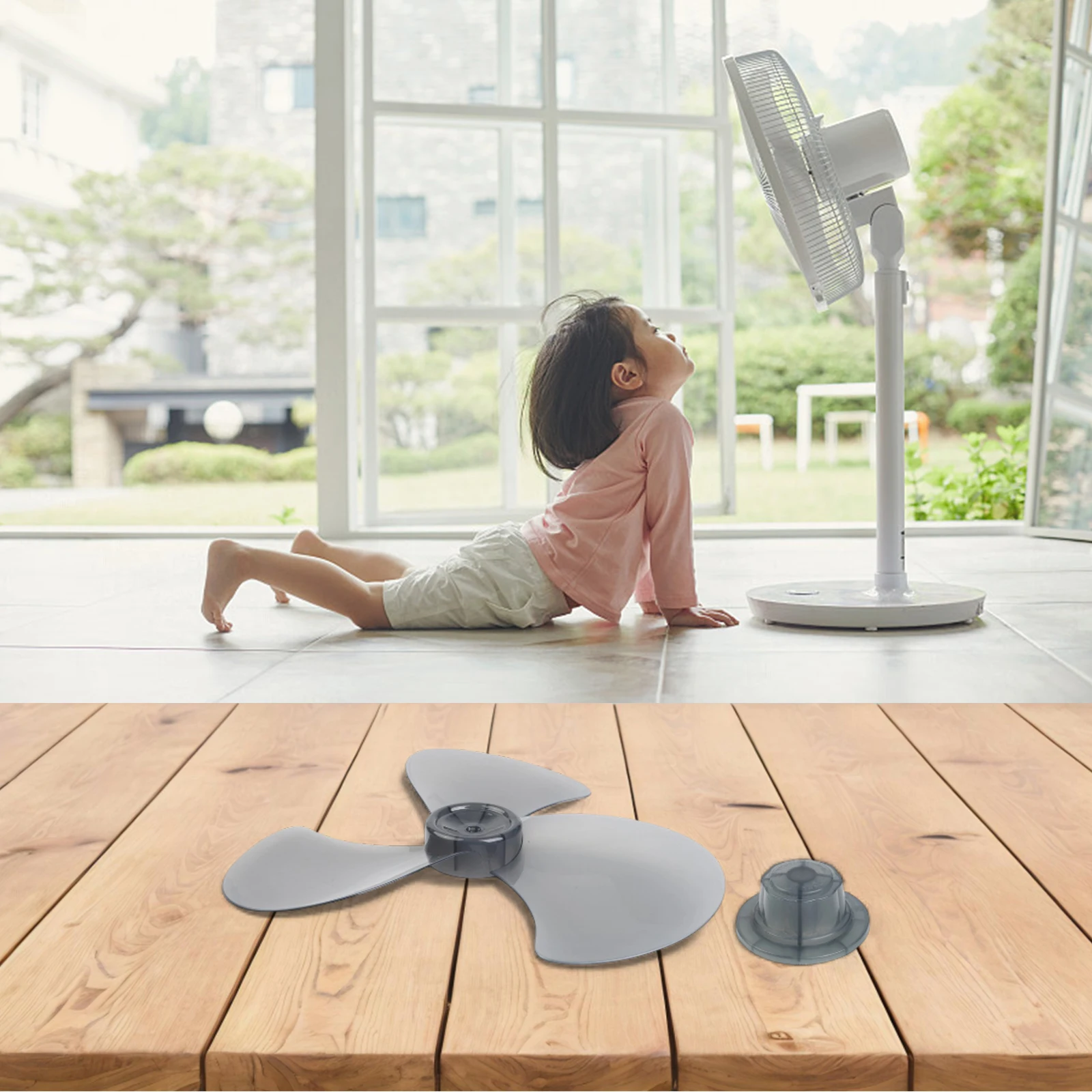 Сменные-лопасти-для-напольного-вентилятора-16-дюймов-с-заглушкой-для-гайки-для-надежного-крепления-совместимы-с-большинством-моделей-бесшумная-работа