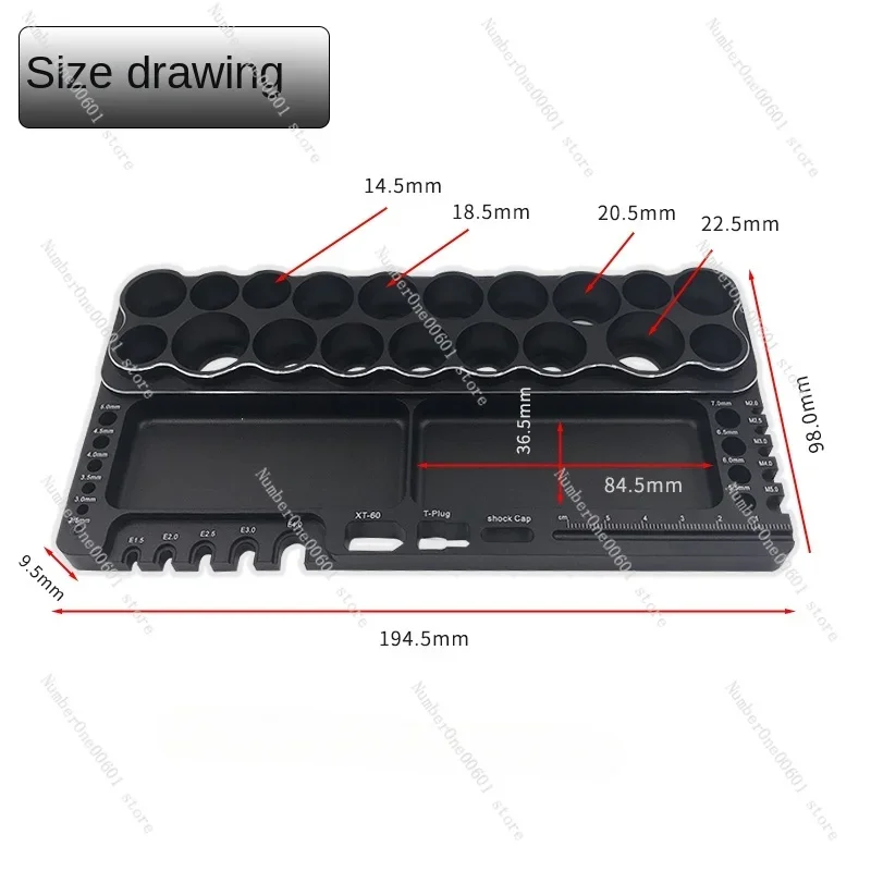 Model Aircraft Model Remote Control Car Storage Base Car Repair Special Screwdriver Storage Multi-Function Tool Storage