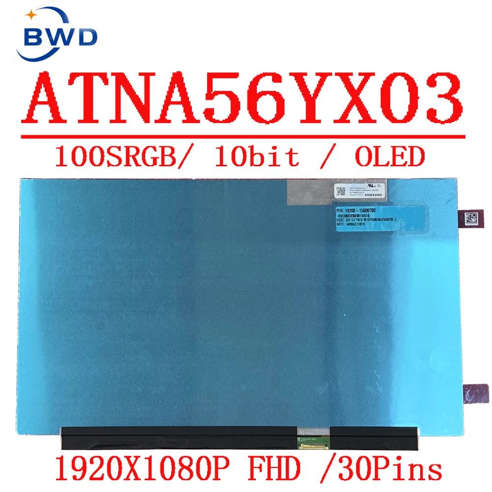 Imagem -02 - New Original Atna56yx03 15.6 1920x1080 Oled Atna56yx030 Sdc4161 Display Lcd de Substituição para Asus M3500q K3500p M5100u M6500