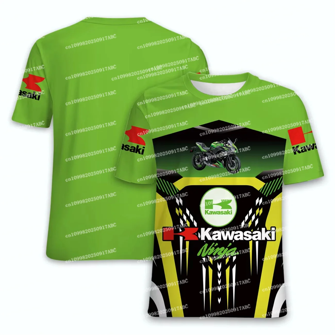

（Kawasaki ）Men Tshirt Kawasaki Tshirt Moto Sport T-Shirt For Motocross Fans 3D Women T Shirt Gift Motorcycle Racing Teamwear