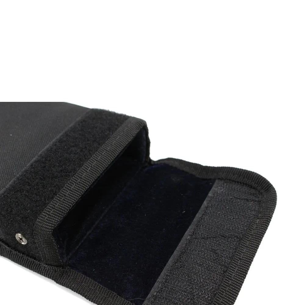 Portable Black Oxford Violin Bow Case Lightweight Wooden Bow Box for Violin Viola Cello Bows