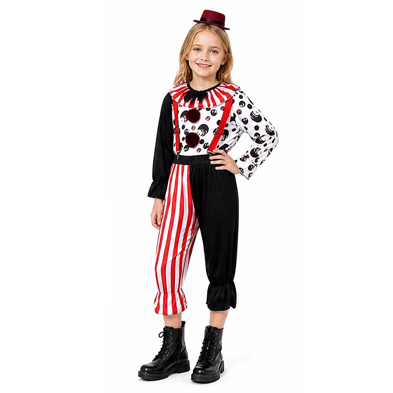 WHH Anime Circus clown Thriller Full Set Party clown dress up carnival Halloween Role Play Theme Party view 5