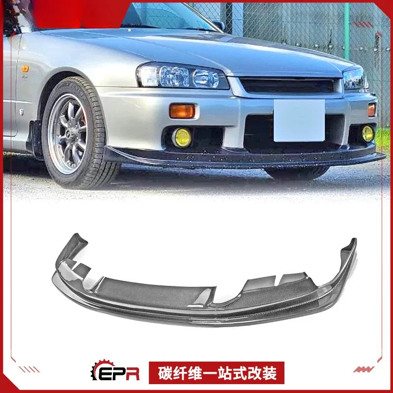 

Передний сплиттер (губа) HSM Style из карбона для Nissan Skyline R34 GTT