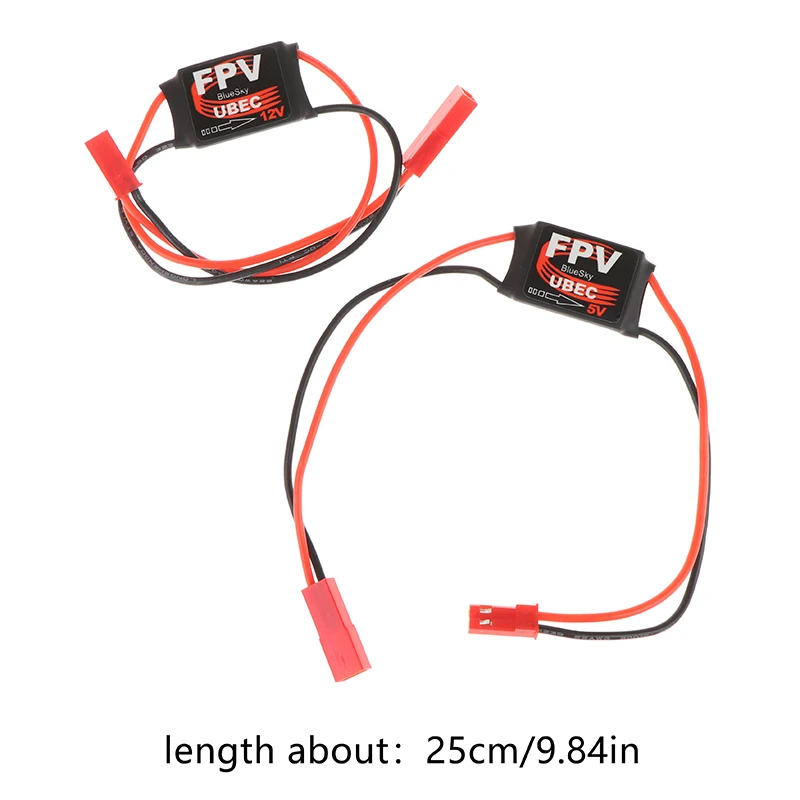 Convertidor reductor 3A DC-DC 5V / 12V, módulo UBEC BEC Mini BEC para aviones RC, cuadricóptero, cámaras, cardán sin escobillas, 1 ud.