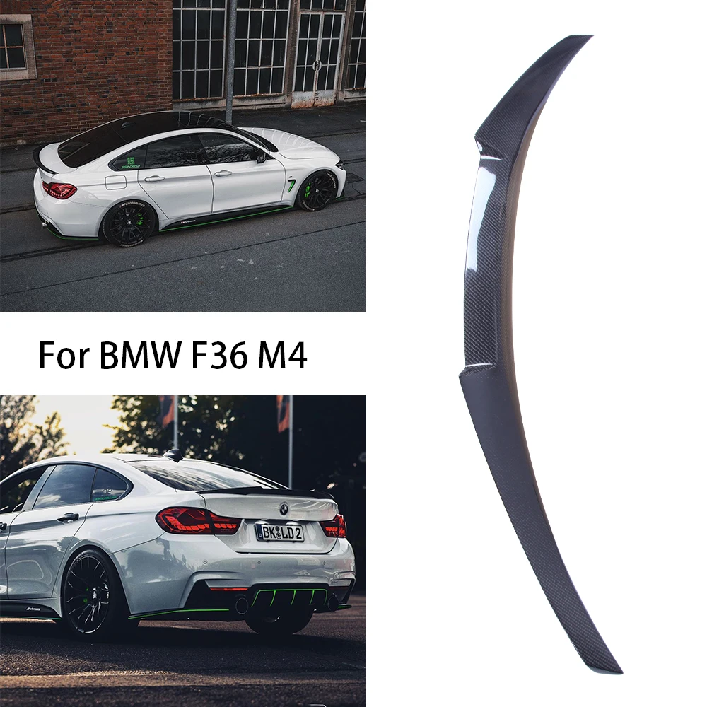 

For BMW 4 Series F36 4Door Cran Coupe M4 Style Carbon fiber Rear Spoiler Trunk wing 2014-2019