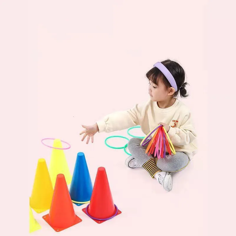 Outdoor Fun Throwing Ring Toys Interactive Ring Throwing Early Education Games Sports And Fitness Fun Stacking Ring Ferrule Game