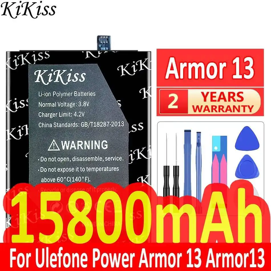 

Мощный аккумулятор KiKiss 3097 для телефона Ulefone Power Armor 13 14, аккумулятор