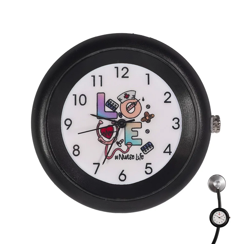 

Fob Nurse Doctor Stethoscope Watch Hospital Medical Medicine Hanging Watches Nursing Care Office Clock For Stethoscope Gifts