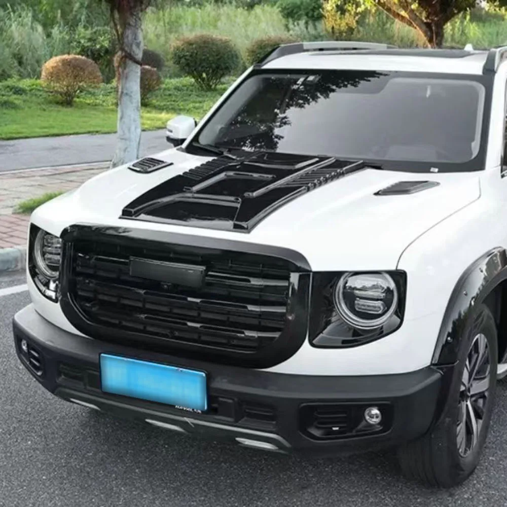 For Great Wall Haval DARGO 2020-2022 Grille trim Car Fender Wheel Brows Wheel Lip Protective Cover Trim Mudguards Body Kit