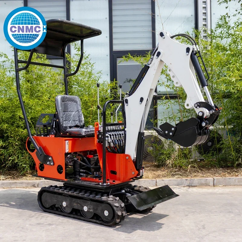 

CNMC 0.8Ton Mini Excavators Agricultural Construction Machinery Farms Gardens Machinery Excavator Made In China