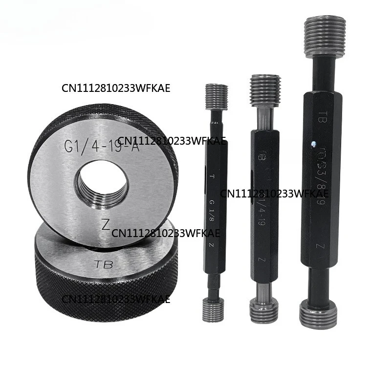 Thread Ring Gauge G Pipe Thread Plug Gauge Precision External Screw Gage Pitch Thread Test Tool G1/16 G1/8 G1/4 G3/8 G1/2 G3/4