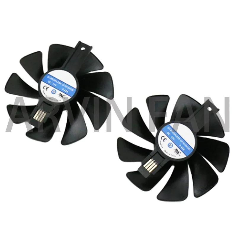 1 Piece GPU Cooler Fan For Sapphire RX590 RX580 RX480 RX-VEGA RX570 VEGA/570 Cards Replace FD10015M12D CF1015H12D