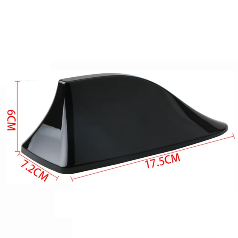Car Radio Signal Antenna Roof Shark Fin Antenna Tail Modification New Punch-free Car Radio Antenna Decoration for General Models