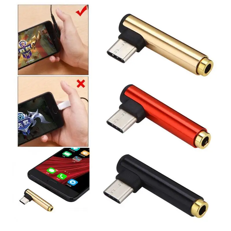 Type USB C to 3.5mm AUX Audio Cable Headphone Adapter Type-C to 3.5 Jack Earphone Cable for Mate 10 P20 Mi
