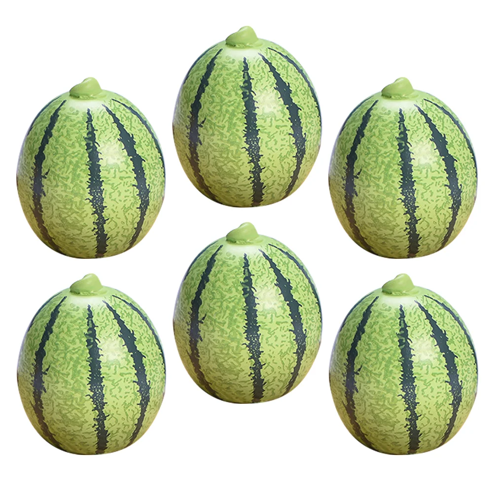 

Artificial Fruit Embellishments for Crafts Miniature Watermelons Models House Food Resin Scene Layout Prop