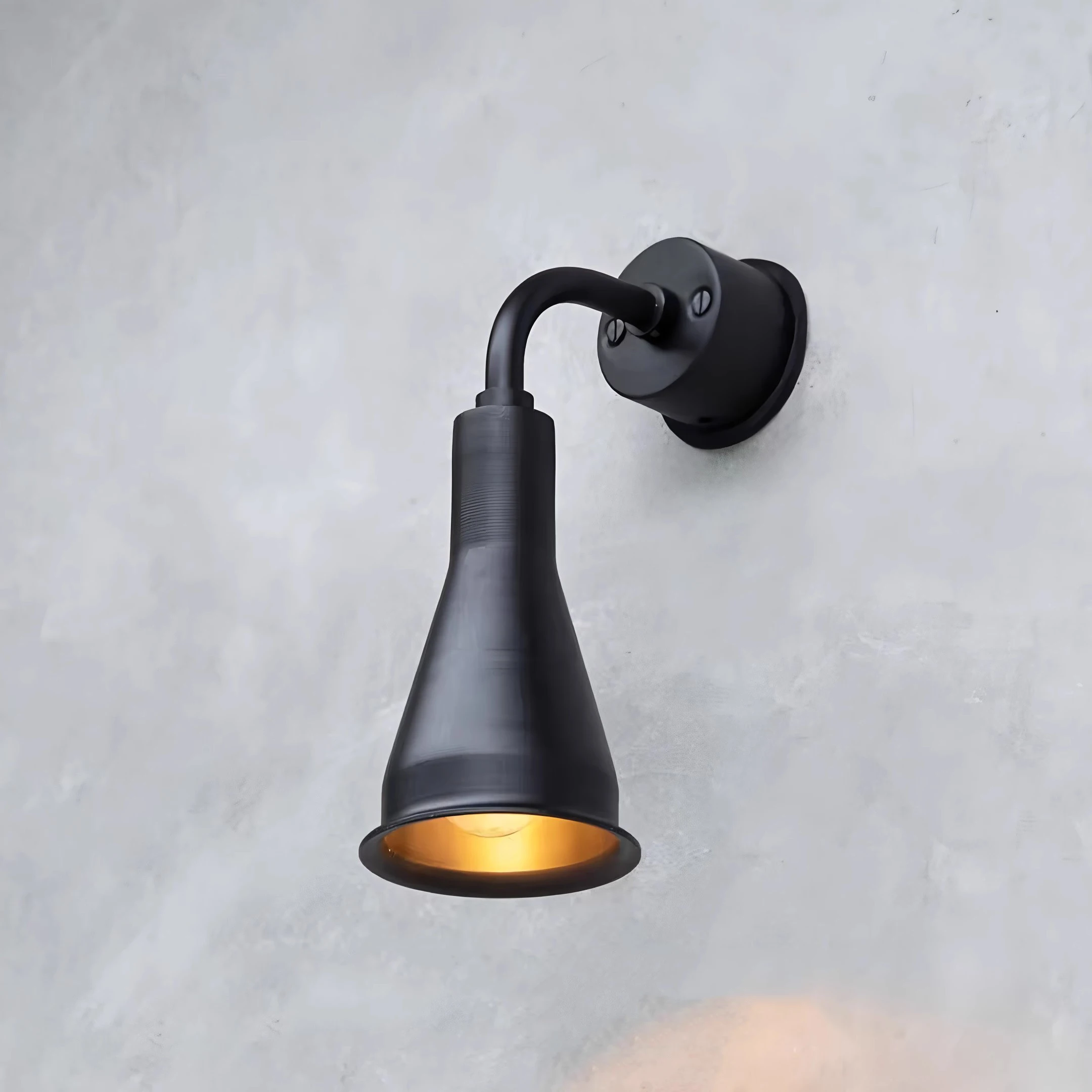 

H65 Cooper Настенный светильник Коммерческий входной знак Японский знак в стиле Чацзи Настенный светильник Латунный декор Настенный светильник