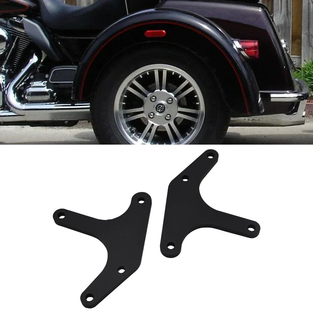 Motorcycle Rear 1.5 Inches Lift Leveling Bracket Kit for 2009-2024 Harley Touring FLHT FLHR FLTR FLHX FL Trikes Accessories