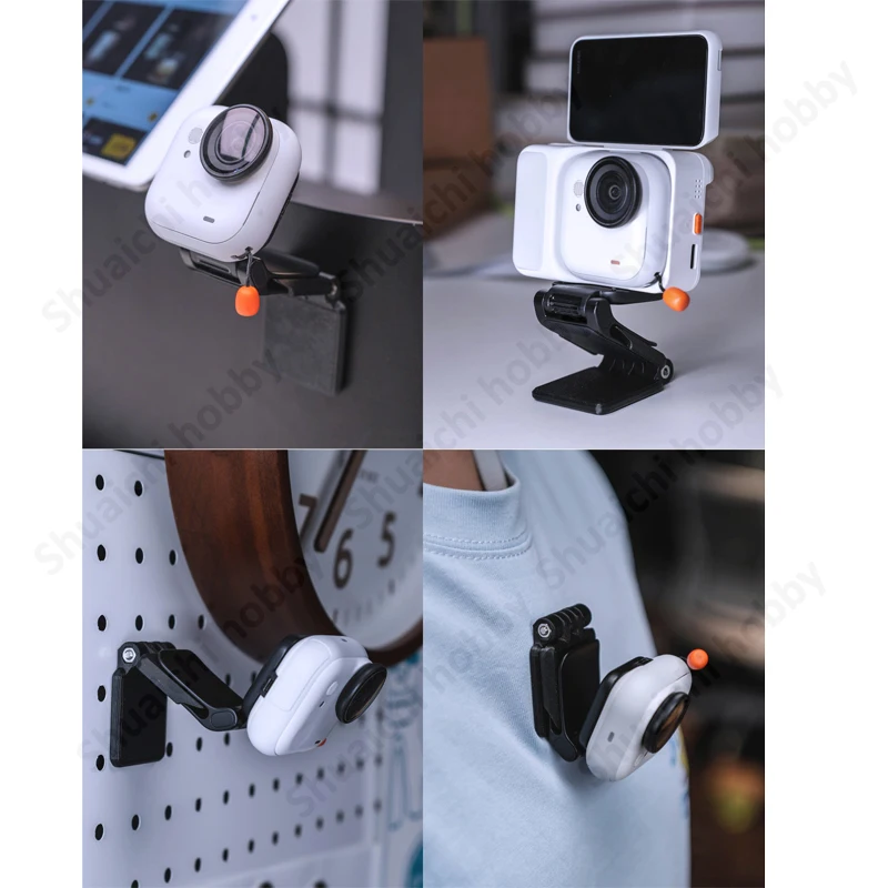 Clip magnético portátil para primera persona, soporte de disparo montado en el cuello, accesorios de ciclismo para cámara Insta360 GO Ultra Action, 1 Uds.