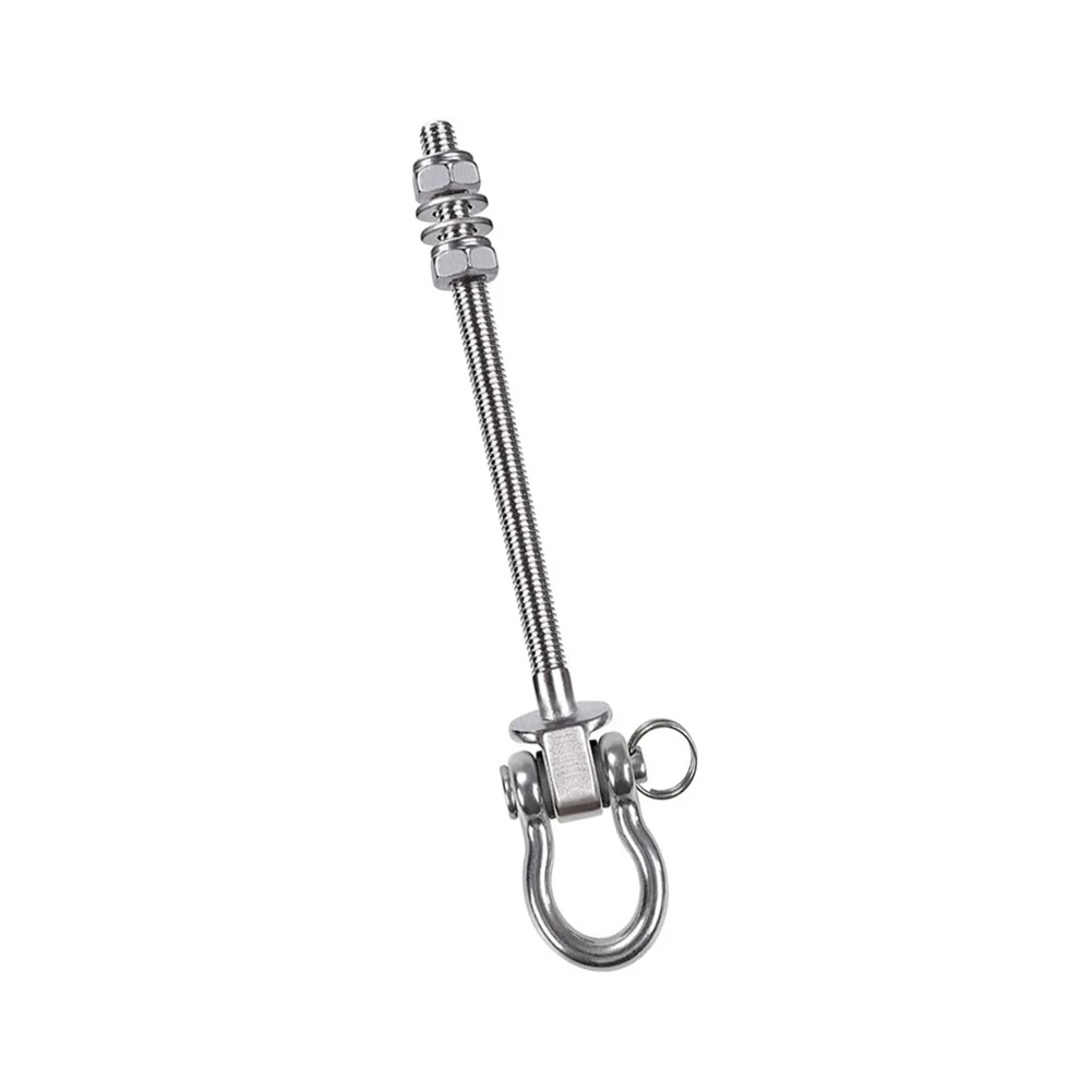 Heavy Swing Hook Bolt 150/180mm Stainless Steel Bow Shaped Swing Hooks For Outdoor Sandbag Hanging Chair Accessories
