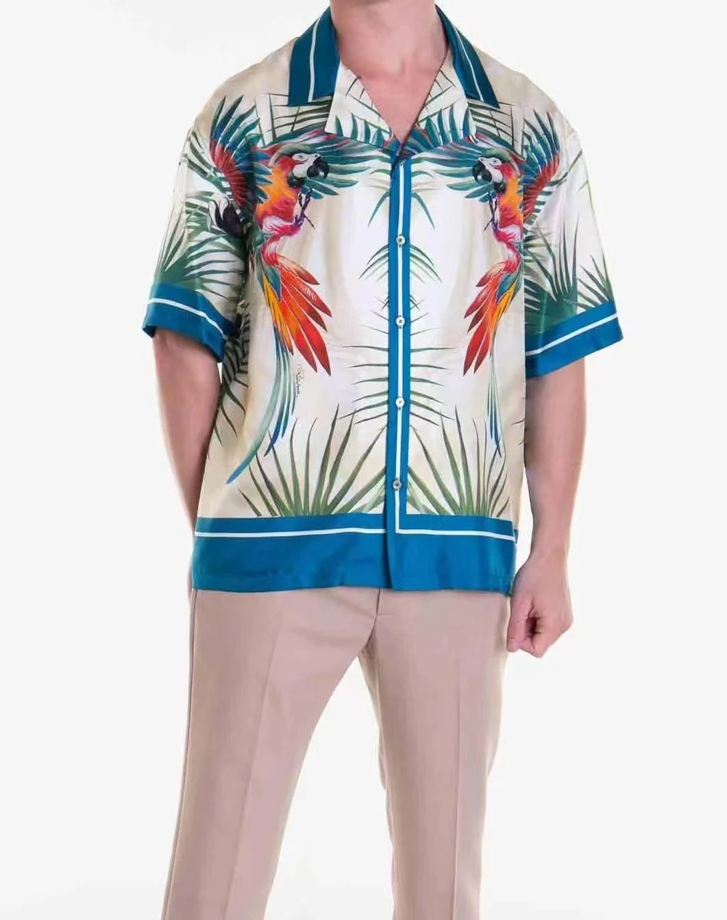 

wa012 Fashion men Shirts 2024 Popular European Design party style men's Clothing
