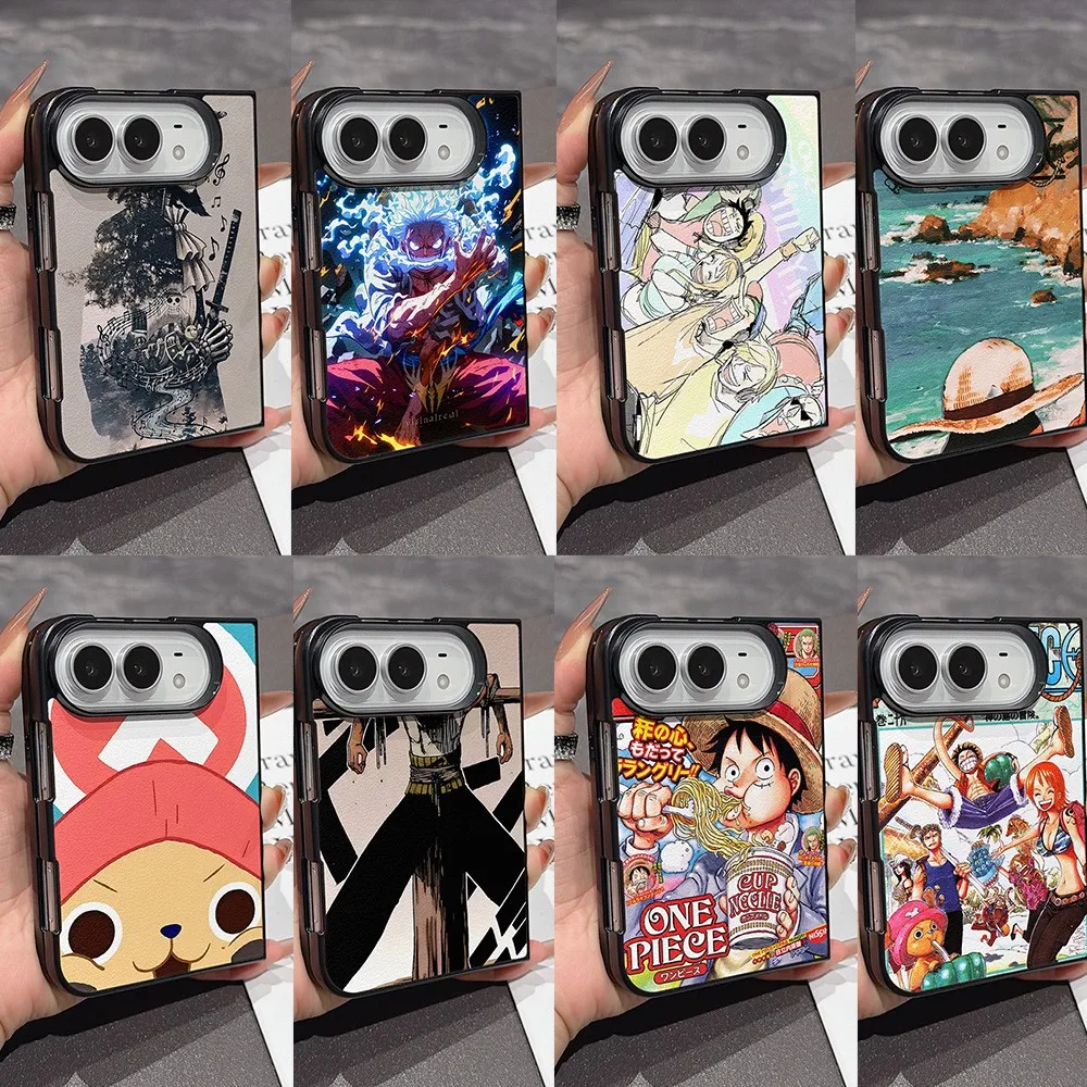 O-Ones Comic P-Pieces New Folding Phone Case for iPhone Duo Fold Shockproof duo Back fold Hard Skin texture Cover