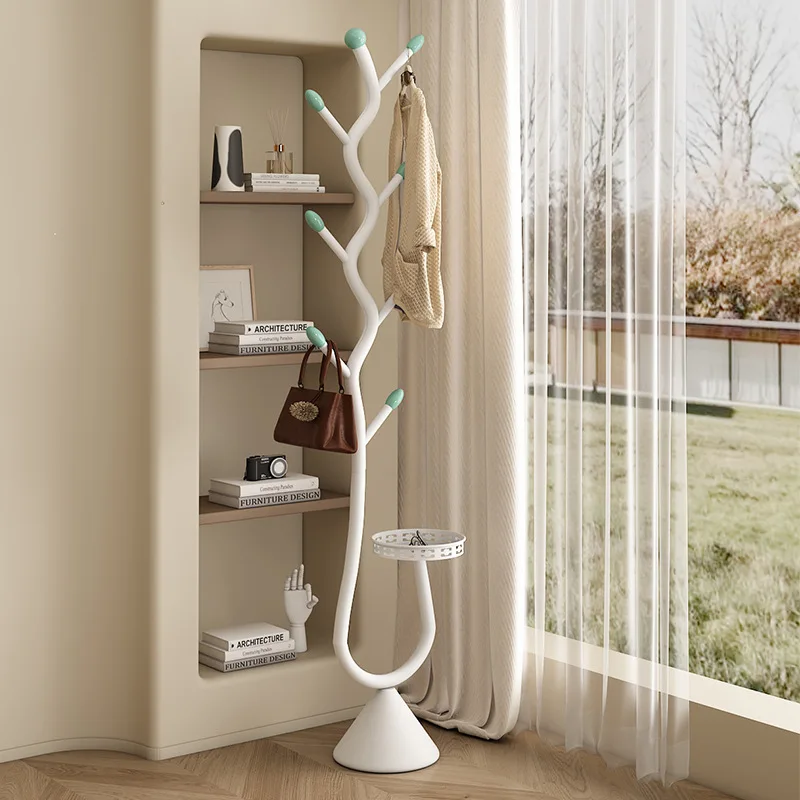 

Luxury Metallic Coat Rack Standing For Clothes Bedroom Hanger Coat Rack Elegant Nordic Style Perchero Ropa De Pie Home Furniture