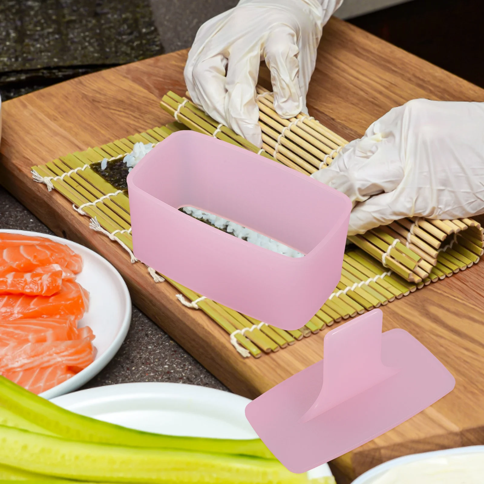 

Multilayer Rice Sushi Mold Maker Rectangle Sushi Rice Ball Diy Molds Press Maker Shaped Kitchen Gadgets for Family Party