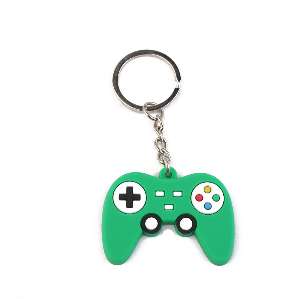 Creative Game Machine Pendant Keychain Cute Gamepad Joystick Keyring Bag Ornaments Car Trinket Accessories Hanging Fit Men Boy