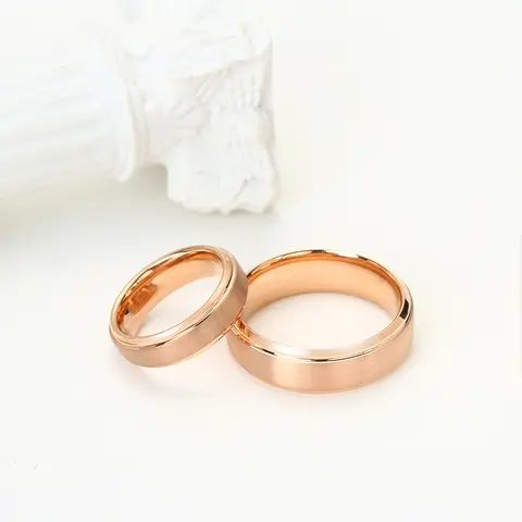 10 best sales पुरुषों के लिए गुलाबी सोने की अंगूठी - №1