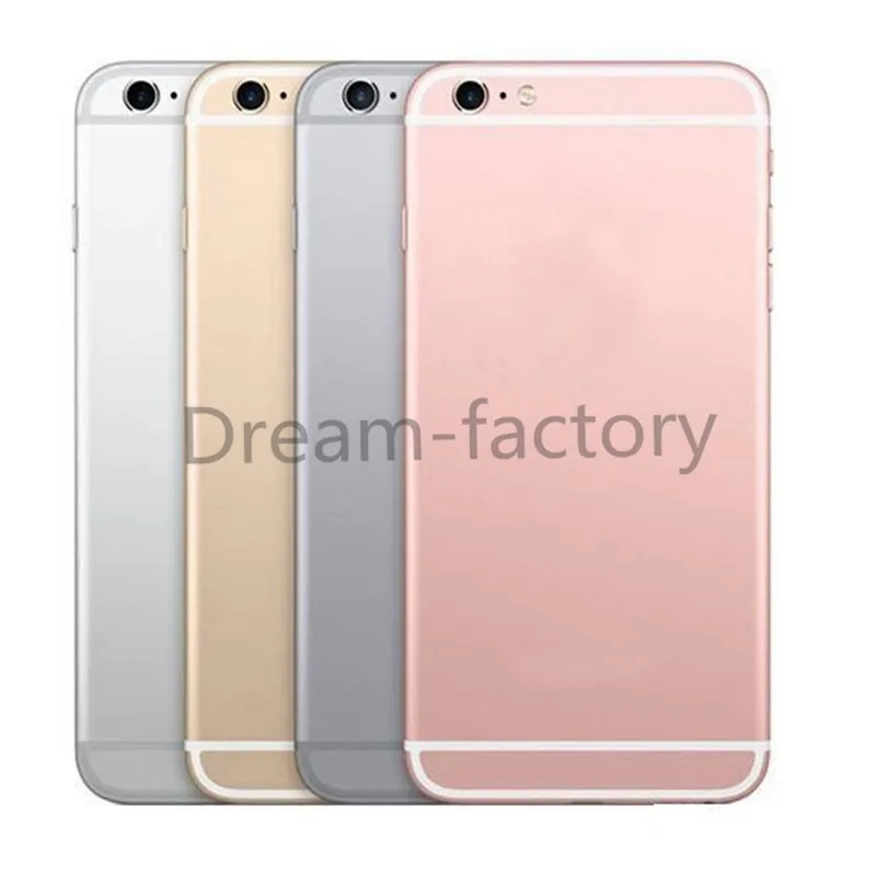 Battery Back Door Metal Housing cover Replacement for iPhone 6s 7 Plus with Side Button