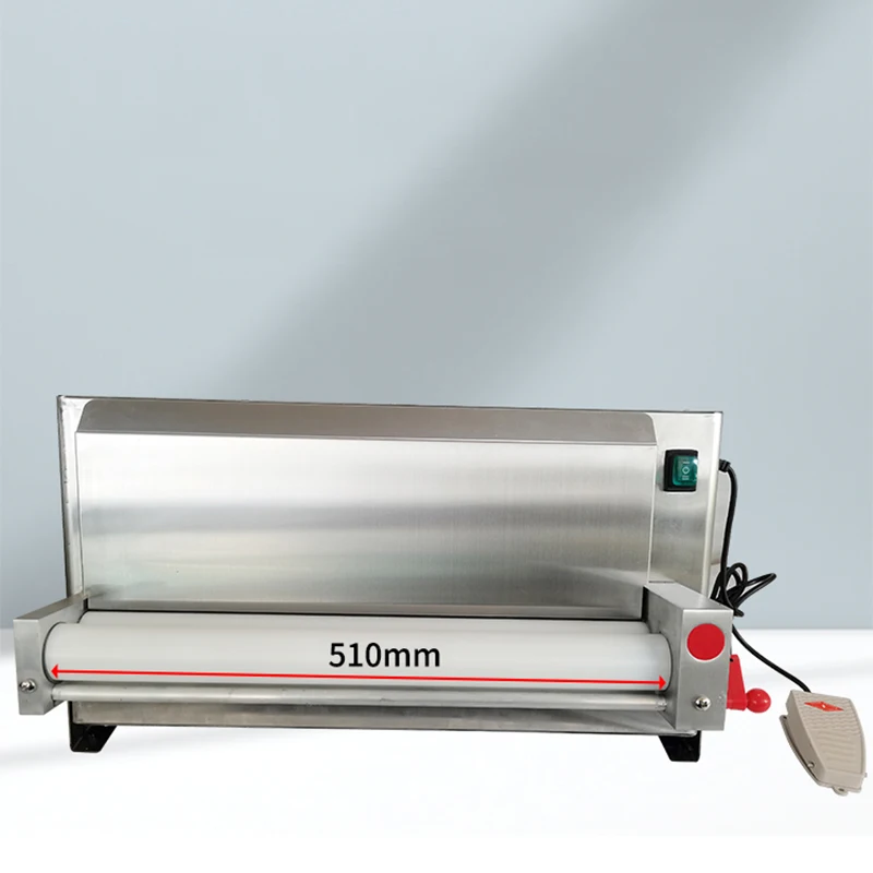 DR-5V/6V Electric Pizza Dough Roller Sheeter Machine Wall Hanging Suitable for Noodle Pizza Equipment Commercial Home