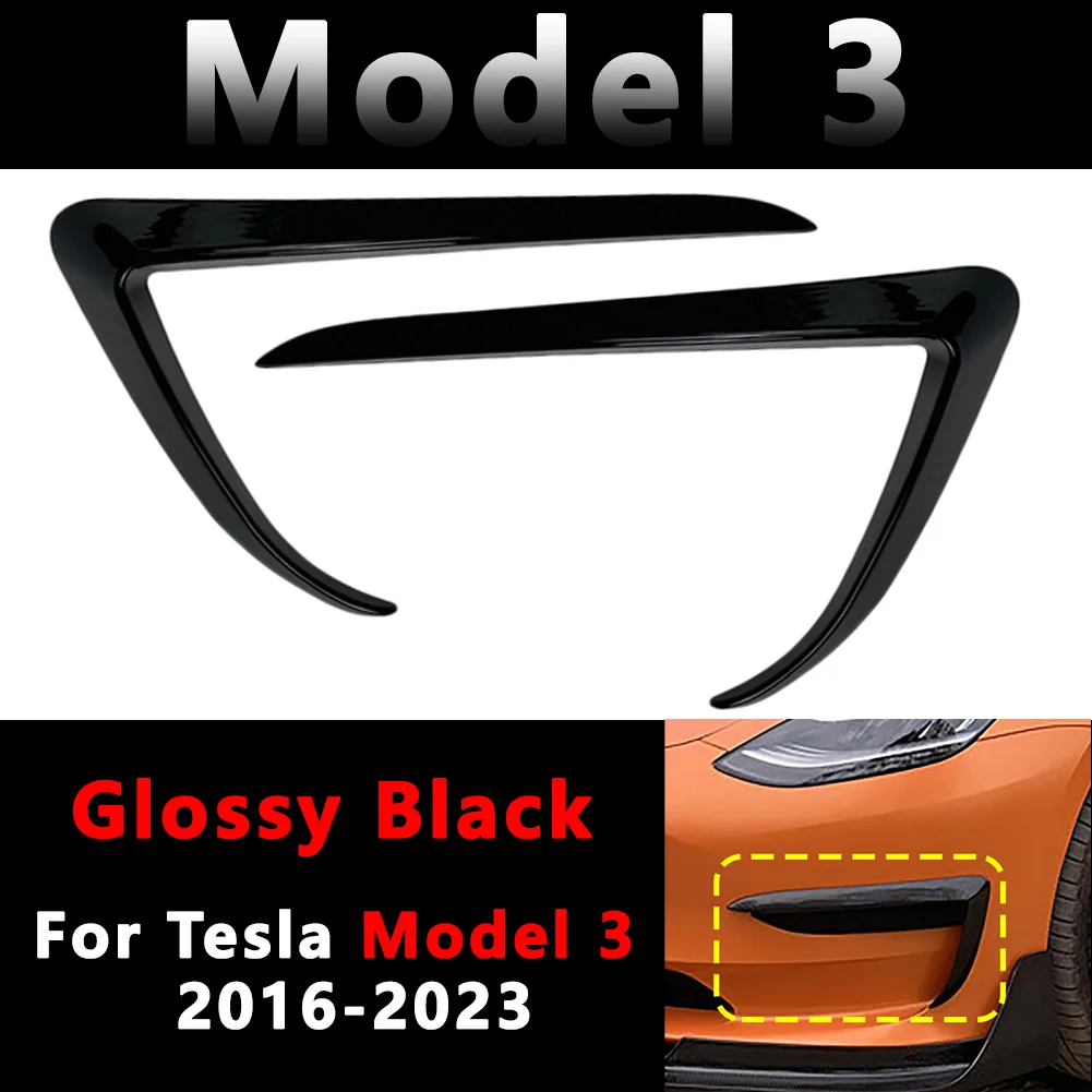 3 Glossy Black