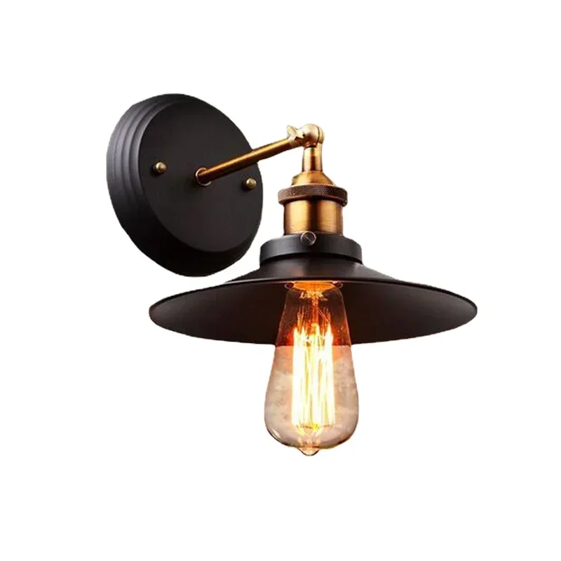 Moderno breve edison lâmpada norte europeu vintage ferro lâmpada quarto barra iluminação preto luzes de teto