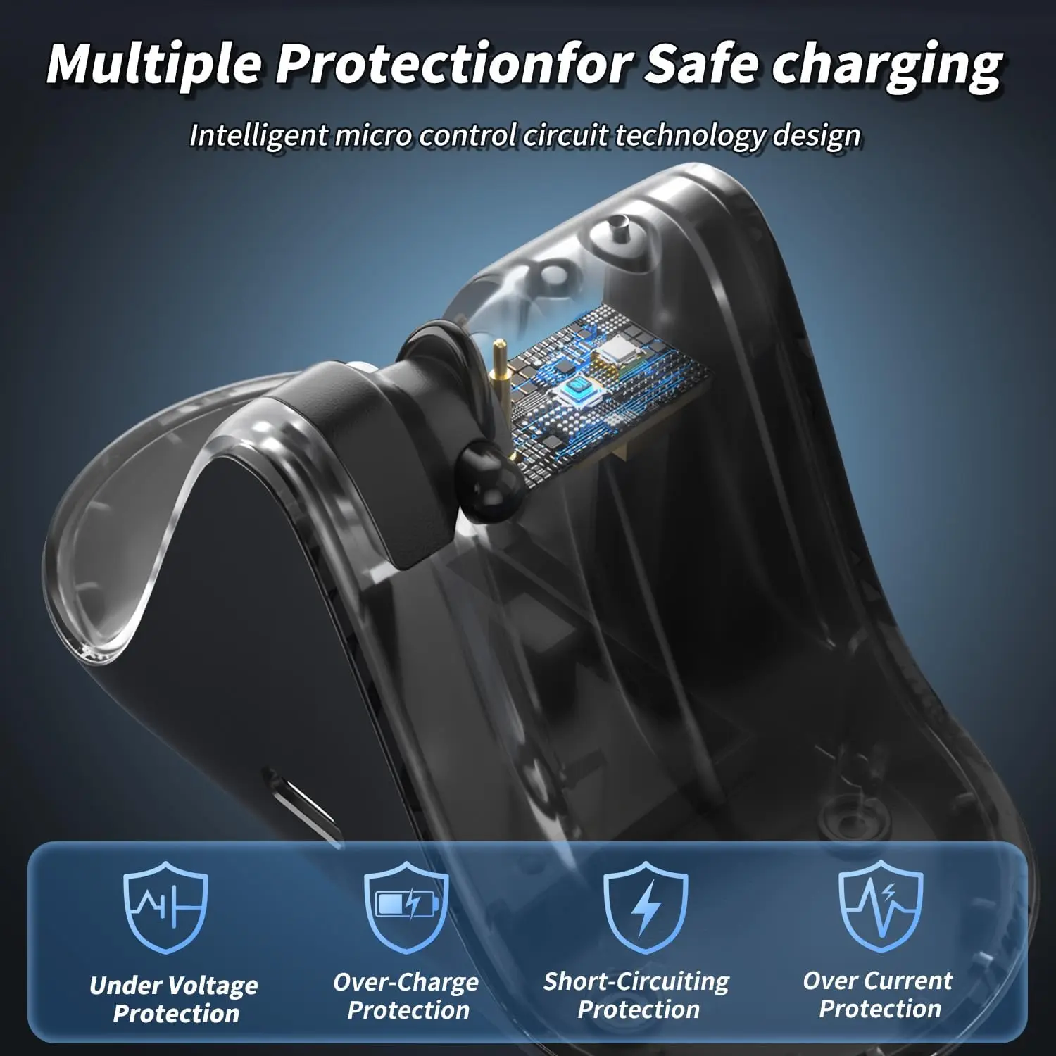 لقاعدة شحن النظارات الذكية Meta Wayfarer مع مؤشر LED متعدد الحماية محطة شاحن السفر المحمولة محول من النوع C