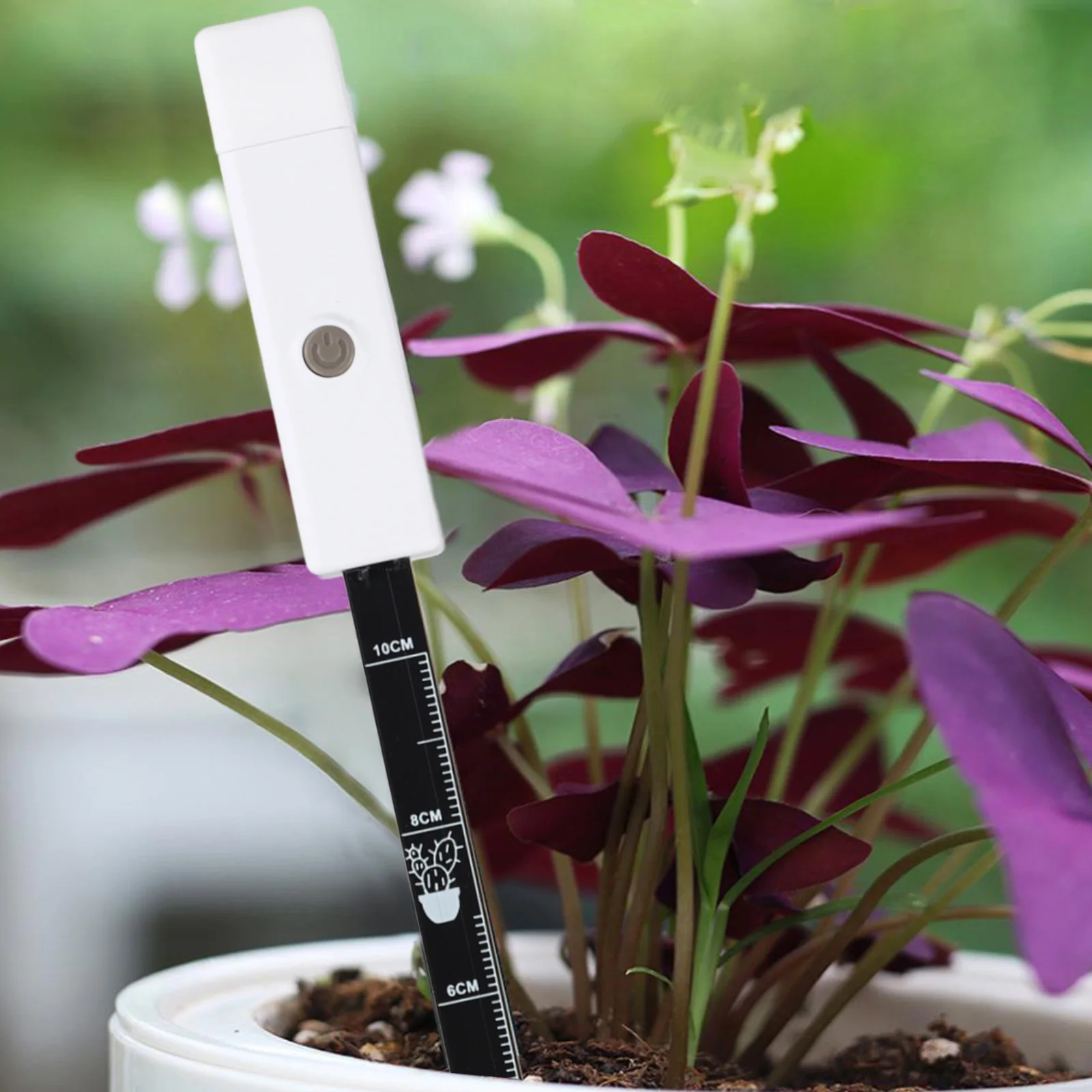 Quickly Measure Plant Water Meter Soil Moisture Tester Plant Water Meter 3 Color Indicator Light Compact Easy To Read For Indoor