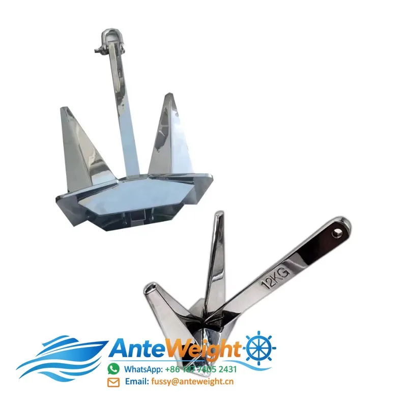 Marine Hardware Parts  AISI316  Stainless Steel Pool Anchor for Yacht, Small Boat