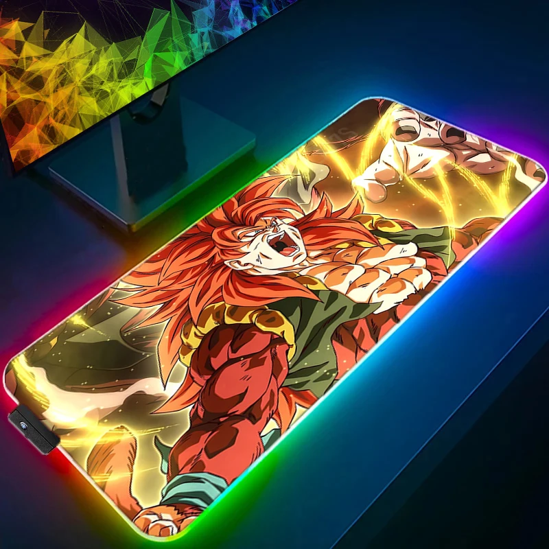 

RGB LED D-dragon B-ball Desk Mat Carpet Desk Accessories Laptop Gamer Mausepad Mouse Pad Mousepad Office Mouse Mats Keyboard Pad