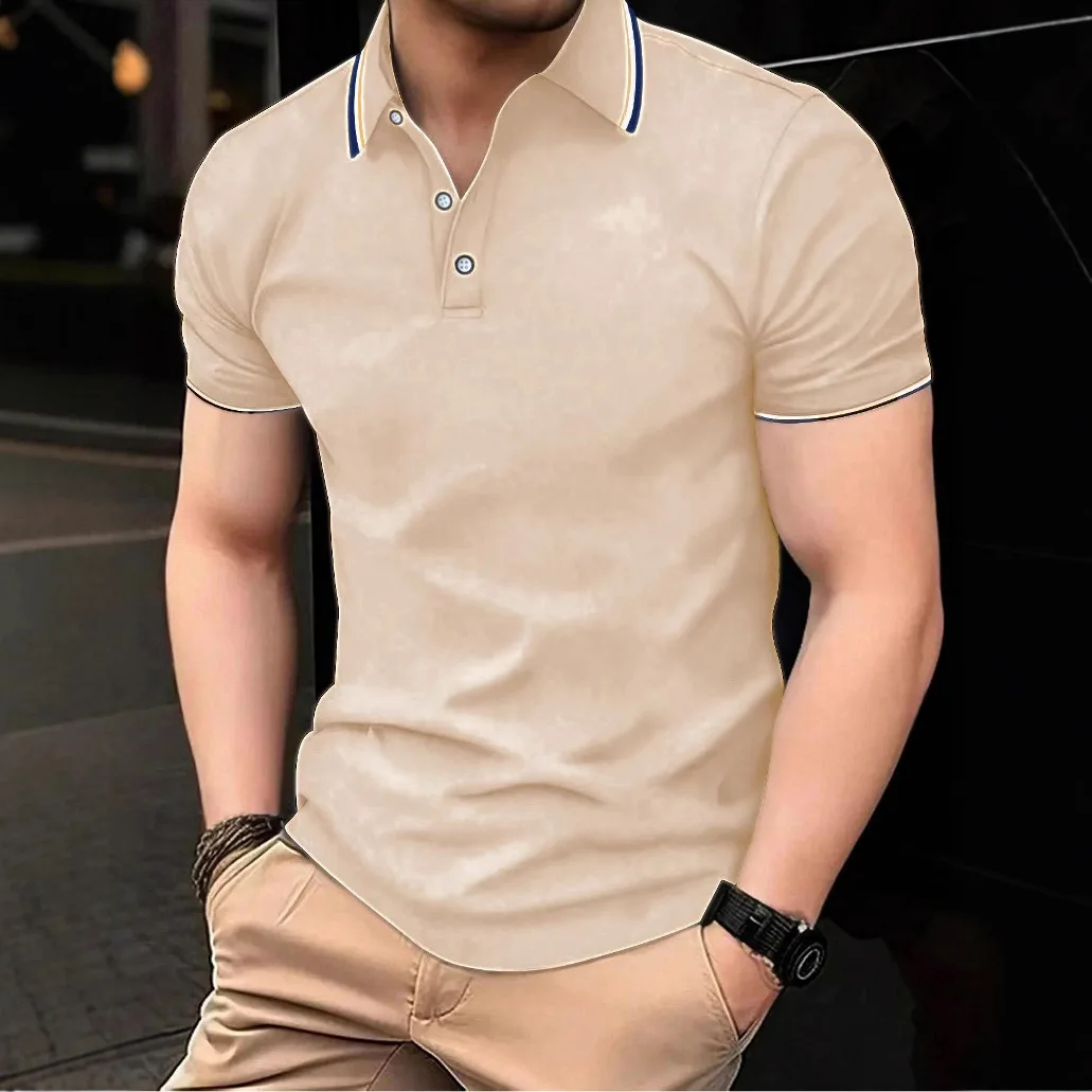 Amazon Cross-Border Foreign Trade Summer Short Sleeve Youth Fashion Men's Casual Top