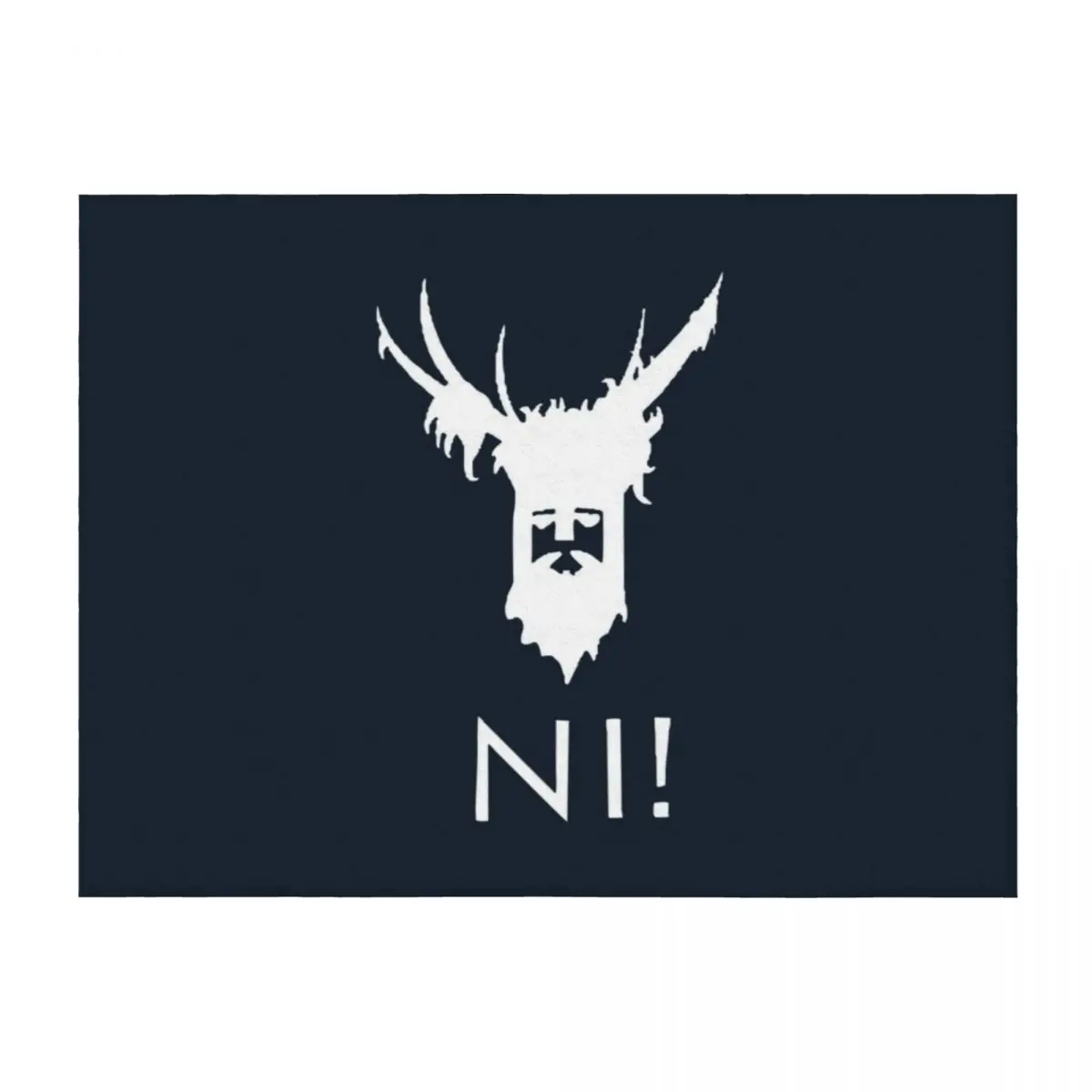 

knight who say ni Throw Blanket Soft Plush Plaid christmas decoration Beautifuls Hair Blankets