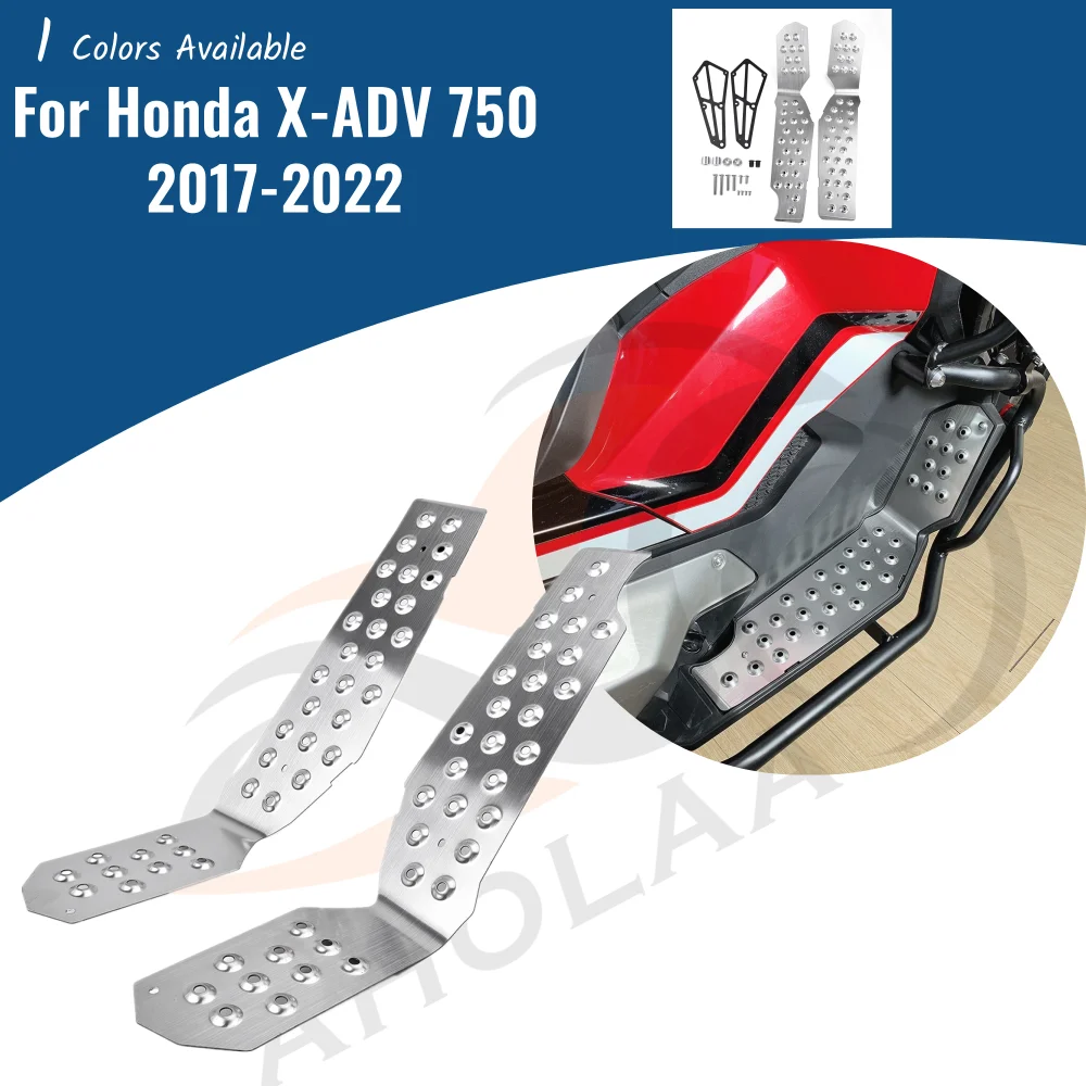 

For Honda XADV X-ADV 750 2017-2022 Foot Plate Board Pedals Footrest Mat Pad Cover Protecter XADV750 X-ADV750 Accessories