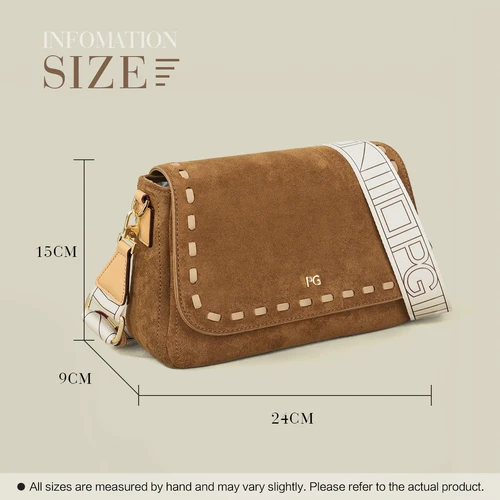 Imagen 2 del producto Bolso de Hombro Clásico Retro de Moda PG 2026 para Mujer, Material de Cuero, Multifuncional, Diseño Clásico de la Vieja Escuela, Bolso Cruzado Clásico