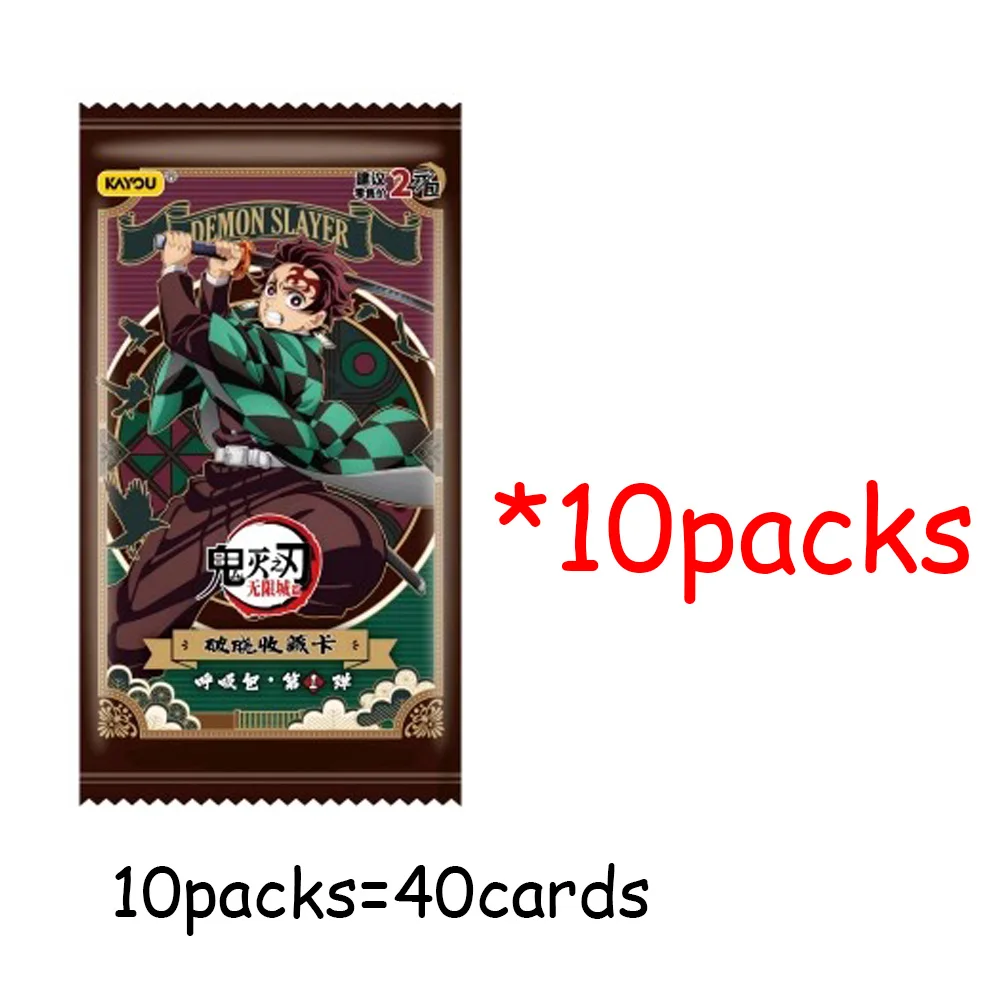 2026 KAYOU Original Demon Slayer Karten-Sammelset „Dawn Bag“ CCG TCG Karten Animation Cartoon Spiel Sammelkarten Peripherie-Spielzeug