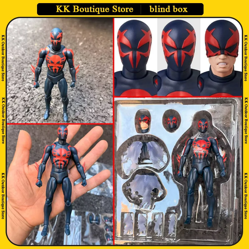 

In Stock Mafex 2099 Comic Version 239 Spider Man Action Figure Toys Anime Figure Model Handpiece Desktop Collection Model Gifts
