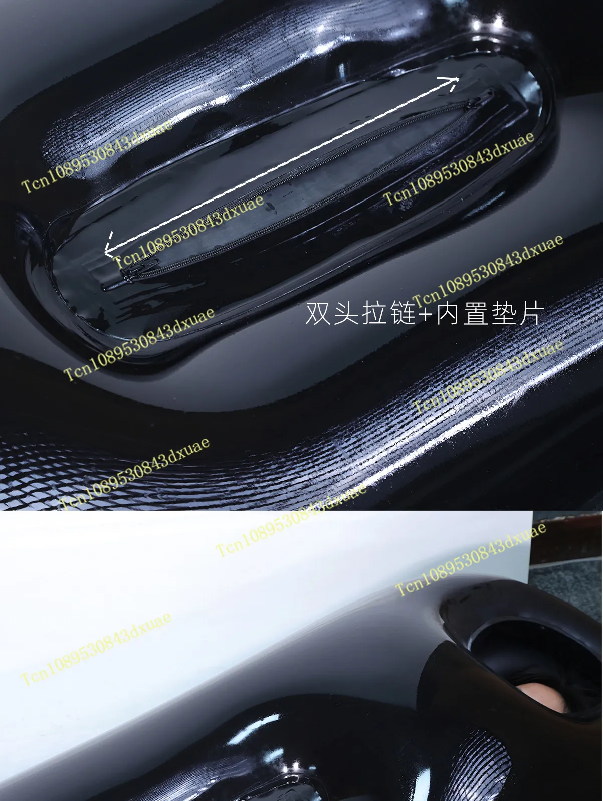 Latex sleeping bag inflatable sleeping bag outdoor camping ultralight sealed waterproof latex inflatable bed