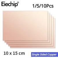 1/5/10Pcs Single Sided Copper Clad Laminate PCB 10x15cm Copper Plated Universal Circuit Prototype Board for Etching DIY Pcbs Kit