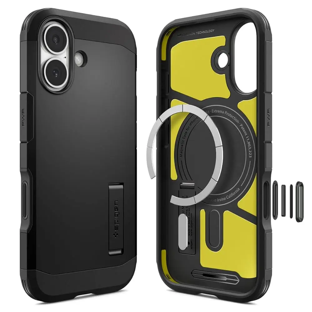 

for iPhone 16 Pro Max Case, Tough Armor T (Ai) MagFit [Camera Control Button Coverage] [Compatible with Magsafe] [Kickstand]