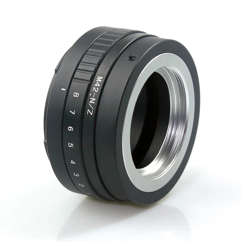

Адаптер наклона макроса M42-NZ/T для винтового объектива M42 с креплением Nikon Z7 Z6 Z5 Z8 Z9 Z50 Z30 ZFC ZF камеры