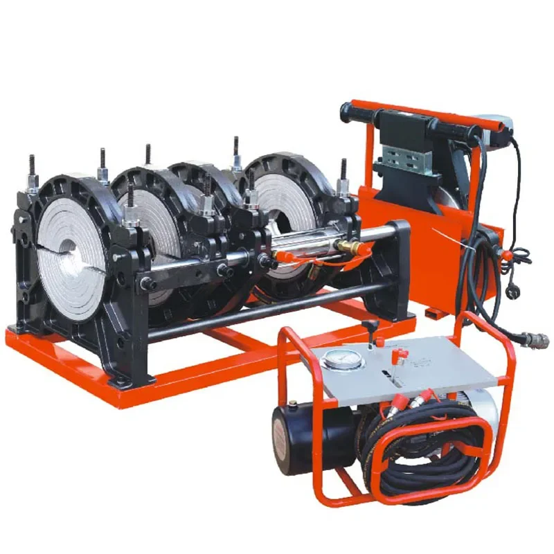 160-315MM Semi-Automatic Hydraulic 4 Ring Butt Welding Machine PE Pipe Butt Welder Water Pipe Hot-melt Machine Water Electricity
